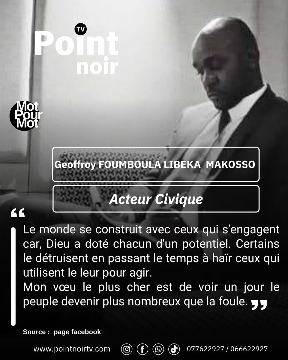 Mot pour mot 

#pointnoirtv