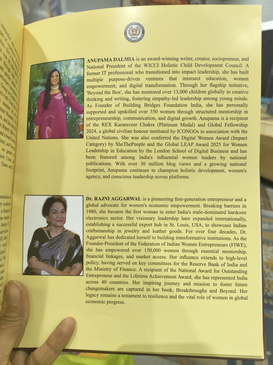 Today's recognition wasn't just the trophy but it was also the launch of this amazing coffee table book featuring the professional profiles of all the awardees. Grateful and honoured!