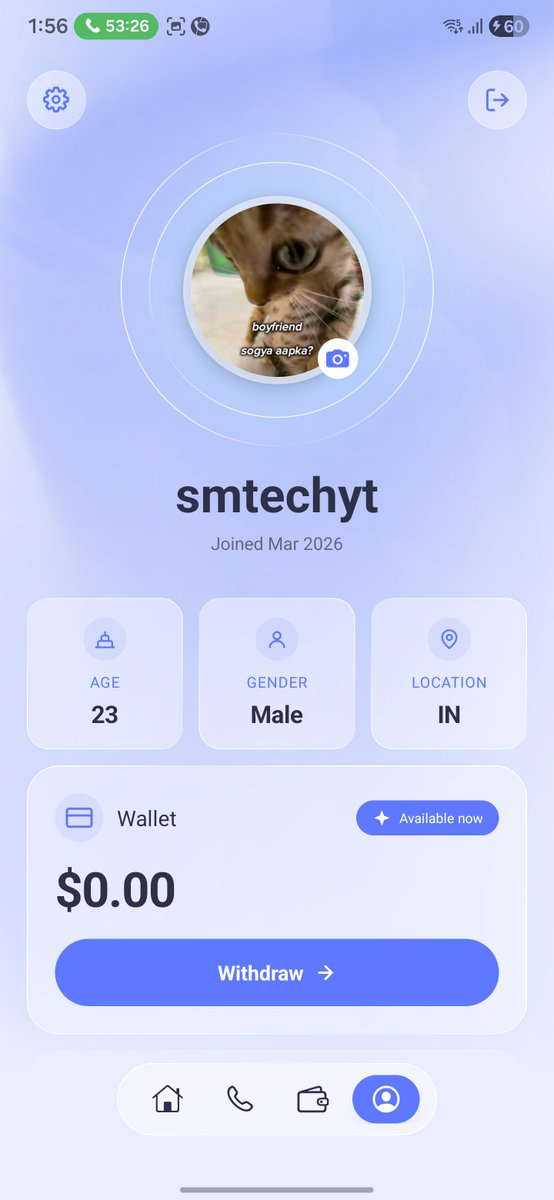 🚨🚨 STOP SCROLLING ✋️

JUST FOUND : You can get paid to talk to people on your phone 💀😱 Yes Really..

like… that's it. that's the whole thing.
it's called Fluffle — you chat with friends in your language ( Hindi, Bengali, English, whatever) 

and earn up to $19/hour just