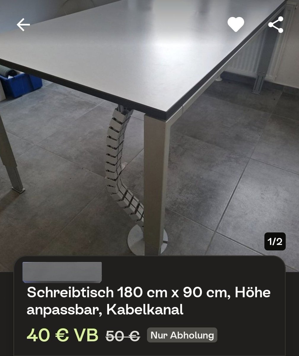 loki_ruhr's tweet photo. Für meine zuGkünftige Modellbahnwerkstatt im Hobbyraum, hab ich einen zweiten großen Tisch erwerben können.
Damit kann ich ein L mit den Längen 2,10m x 1,80m gestalten. Genug Auslauf für meine Fahrzeugflotte bei Lokprogrammierungen 😊
#fckDepression
Erstmal die Ecke renovieren https://t.co/hNJdsYpVxo