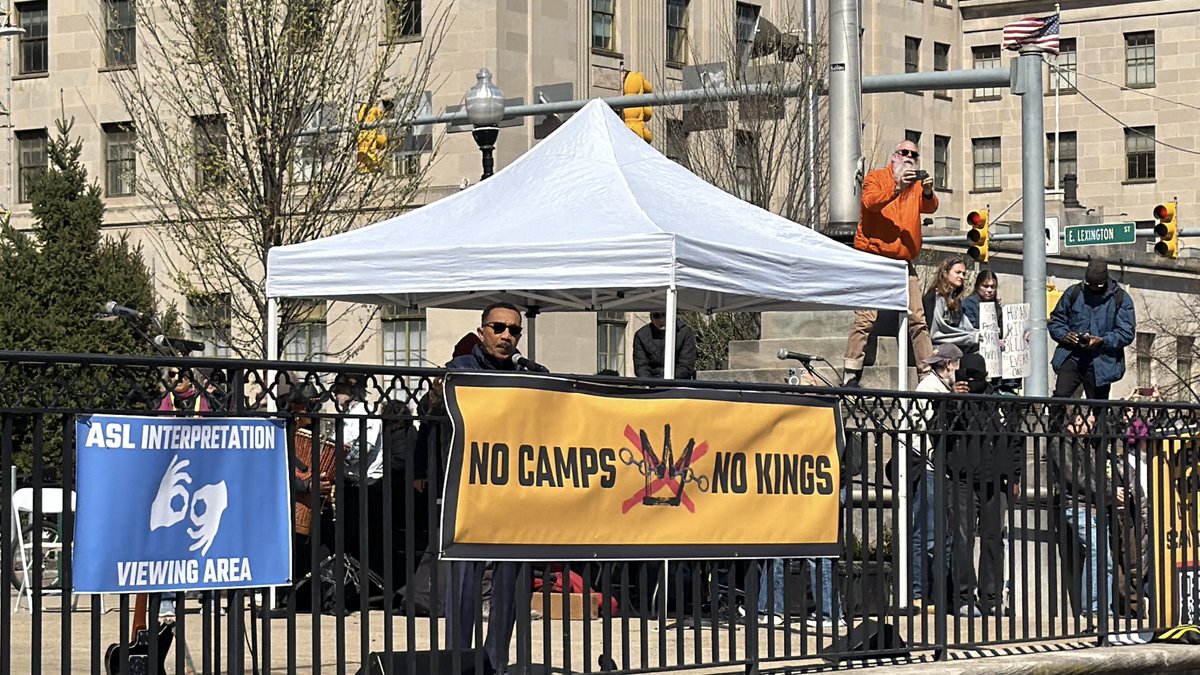 Mfume4Congress's tweet image. Today's No Kings Rally was a huge success, again! #Baltimore #nokingsinamerica #nokingsday👑🚫