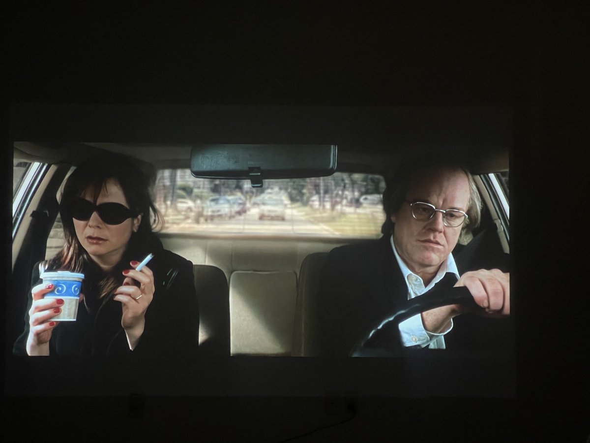 Emily Watson y Phillip Seymour Hoffman en una toma, y ya!!!!
