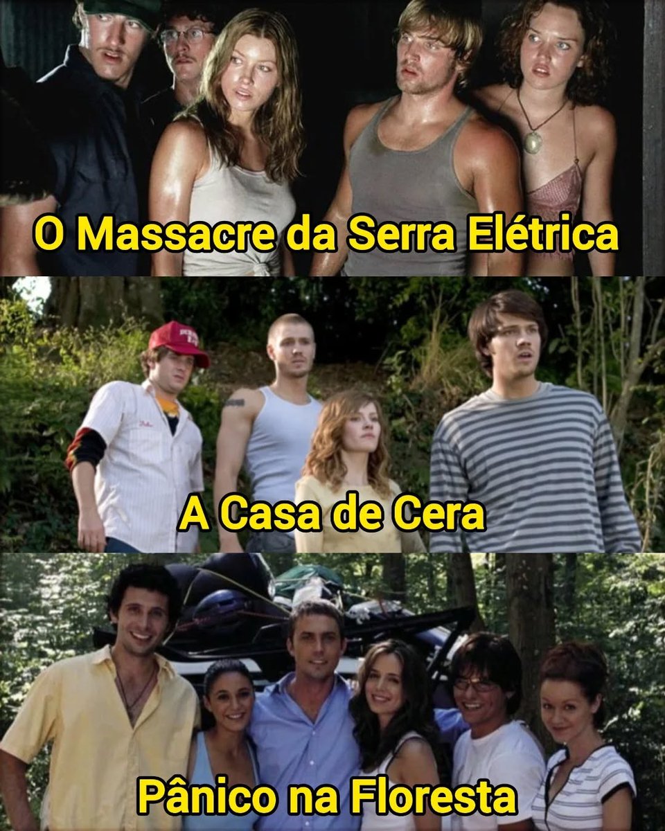 jlinzombie's tweet photo. 3 dos melhores elencos de filme de terror que já vimos. https://t.co/hKBAlvmHyy