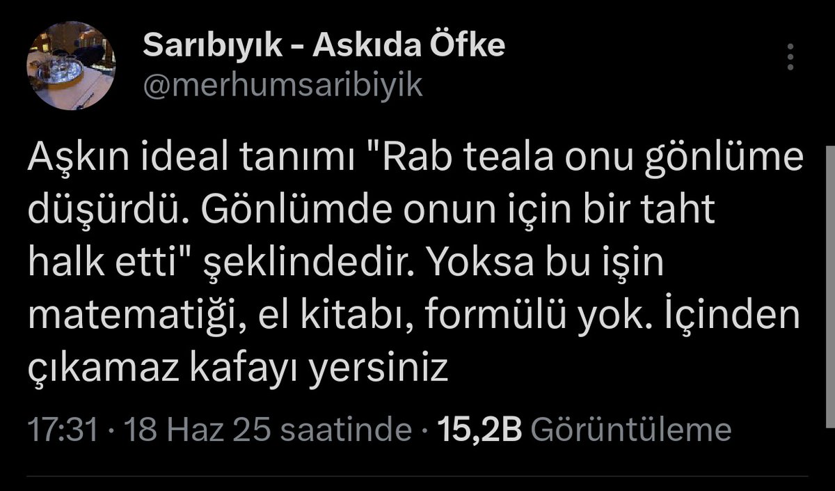 şahsına münhasır tweet media