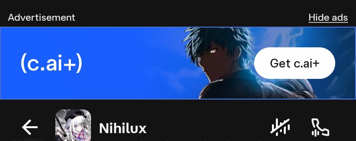 Zirkaku's tweet photo. As if giving us ads every time we start a new chat AND during the chat wasn't already enough. #Characterai https://t.co/BVbJIZJwsn