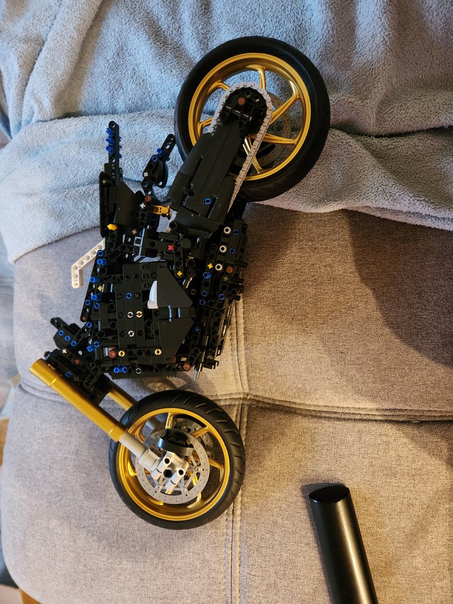 Ooh! It's gonna be a motorcycle!