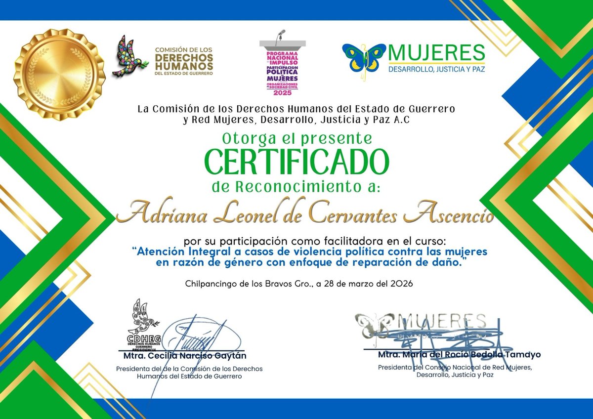 Adriana Leonel De Cervantes A. tweet media