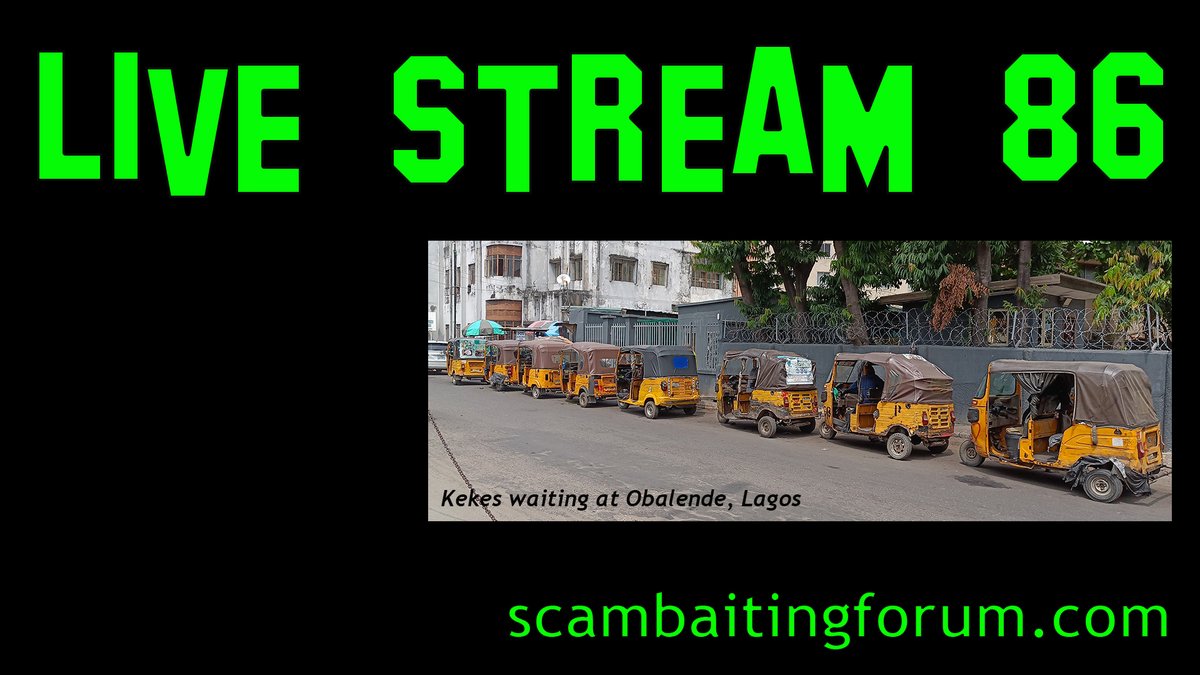 ScamBaitCentral's tweet photo. Scambait Central Live Stream NOW LIVE!
https://t.co/gfWlVO9kAO https://t.co/7LFCaEhvCi