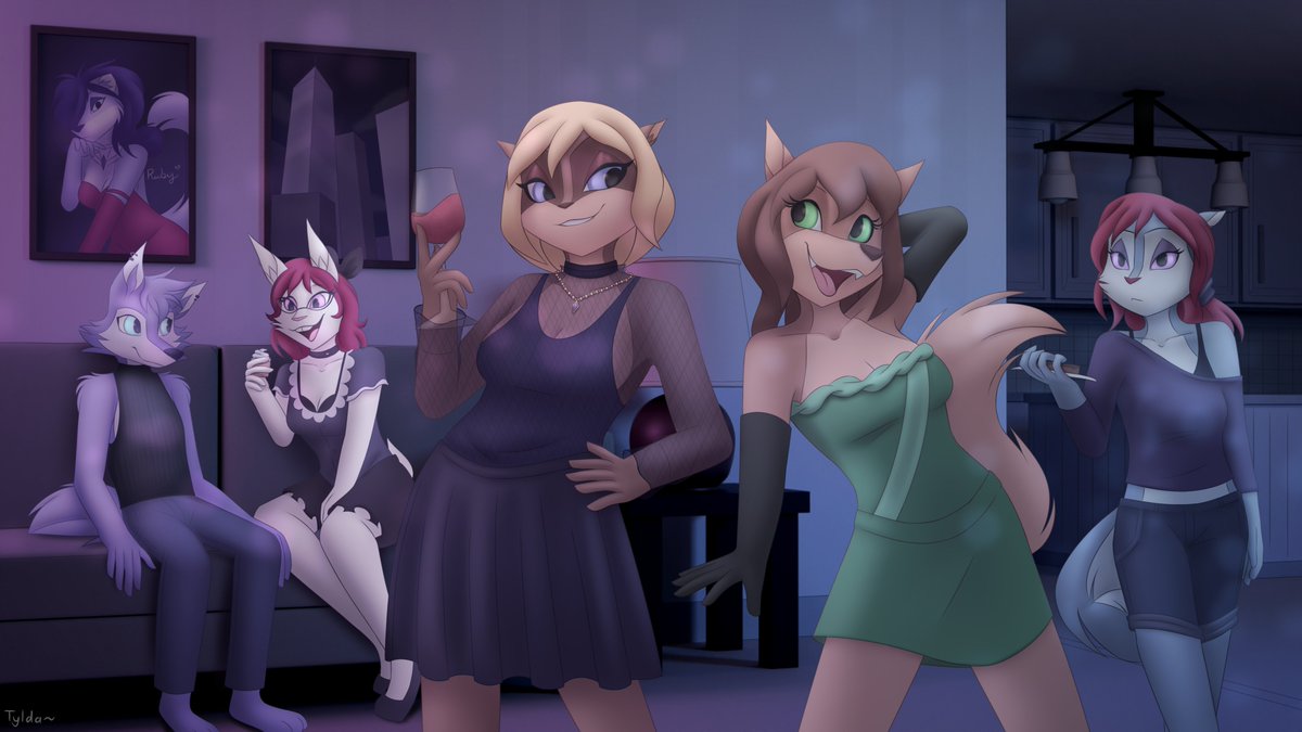 tyldalier's tweet photo. Ashley's treats seem to be going over well at the house party~
Thank you all for the positive response to my last animation, I genuinely appreciate you all ^w^ https://t.co/QFHKG88IRd