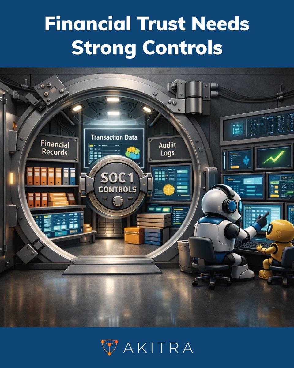Akitra_Inc's tweet photo. Simplify SOC 1 compliance with Akitra: https://t.co/dCFdd3dJ3H
Akitra streamlines SOC 1 compliance by automating control monitoring, evidence collection, and audit readiness helping teams build trust with customers, auditors, and stakeholders.
#SOC1 #Akitra https://t.co/FuS1HotdvK