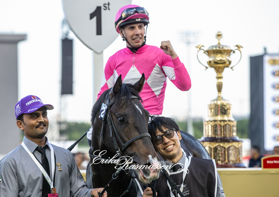 erikar_photos's tweet image. Wonder Dean ワンダーディーン enjoyed the extra distance, after a fourth in the shorter Saudi Derby, for a quite easy win in the UAE Derby