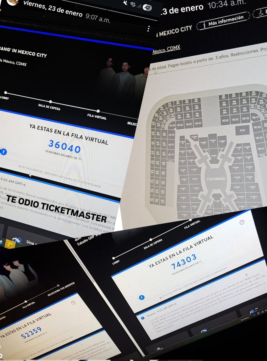 ναℓ⁷ BUSCO UN BOLETO BTS 😭‼️ tweet media