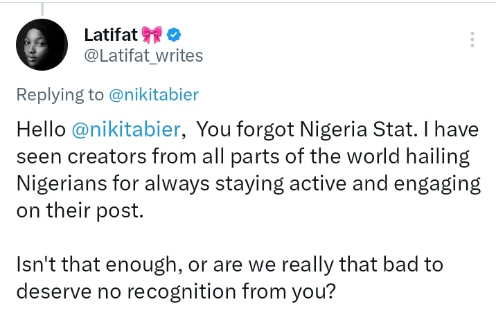 Latifat 🎀 tweet media