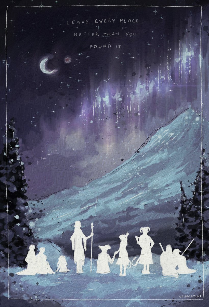 leave every place better than you found it.
⋆⋅ ───────────── ⋅ ⟢
#criticalrole #criticalrolefanart #themightynein