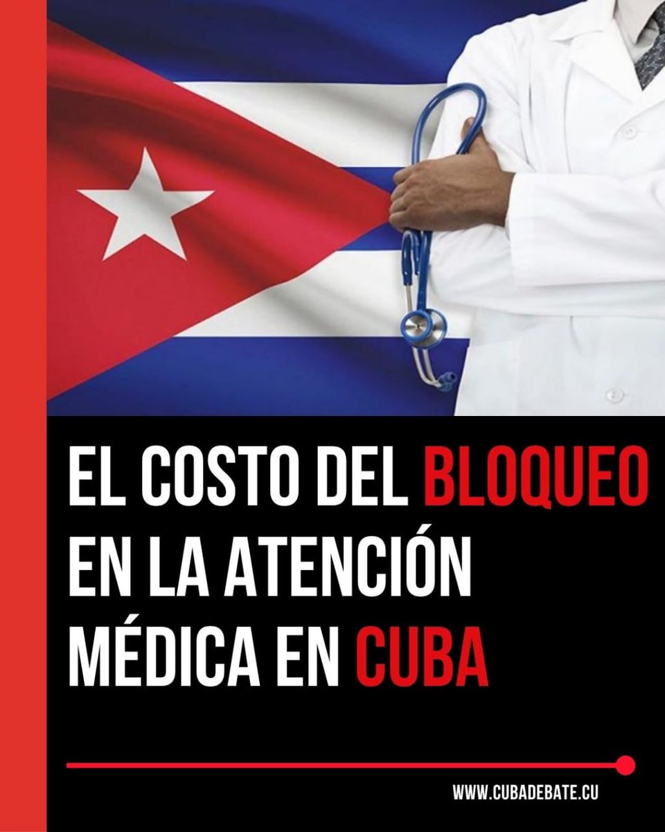 En un contexto marcado por el recrudecimiento del bloqueoeconómico, comercial y financiero de Estados Unidos, la Mesa Redonda evidenció la doble realidad que enfrenta la salud en #Cuba por un lado, la solidaridad internacional; por otro, las afectaciones de una política de cerco.