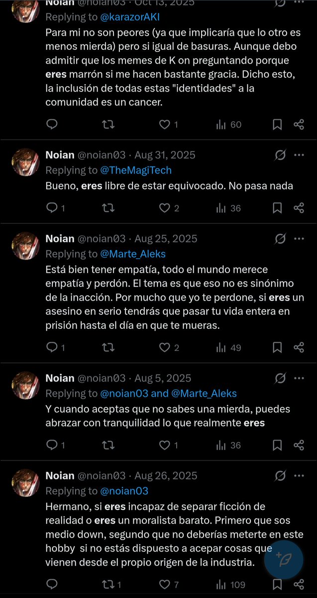 FUERA DE MI PAÍS BOLITAS DE MIERDA tweet media