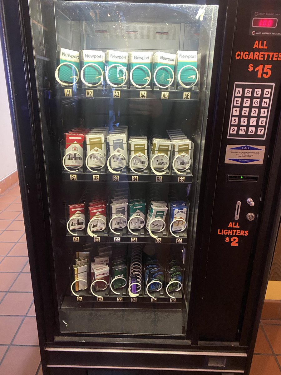 Cigarettes for sale.