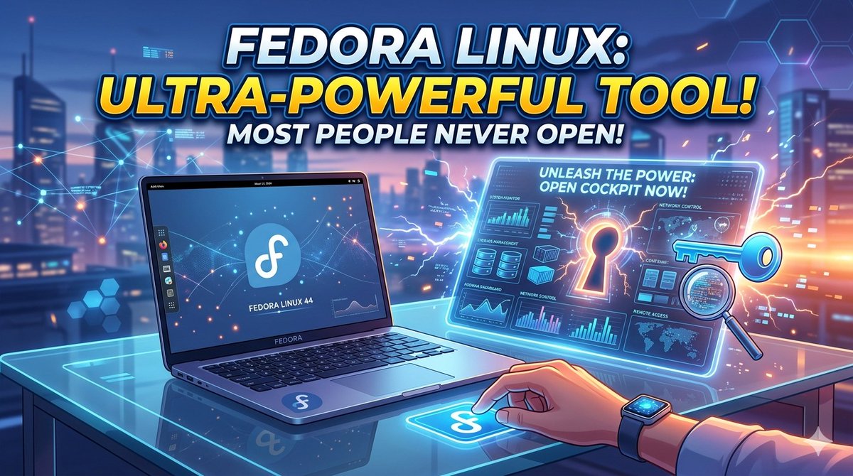 Rayhan020093's tweet image. Fedora Linux Ships With an Ultra-Powerful Tool Most People Never Even Open
#FedoraLinux #LinuxTools #SystemAdministration #WebDev #TechHacks #OpenSource #CockpitProject #Productivity #LinuxDesktop
