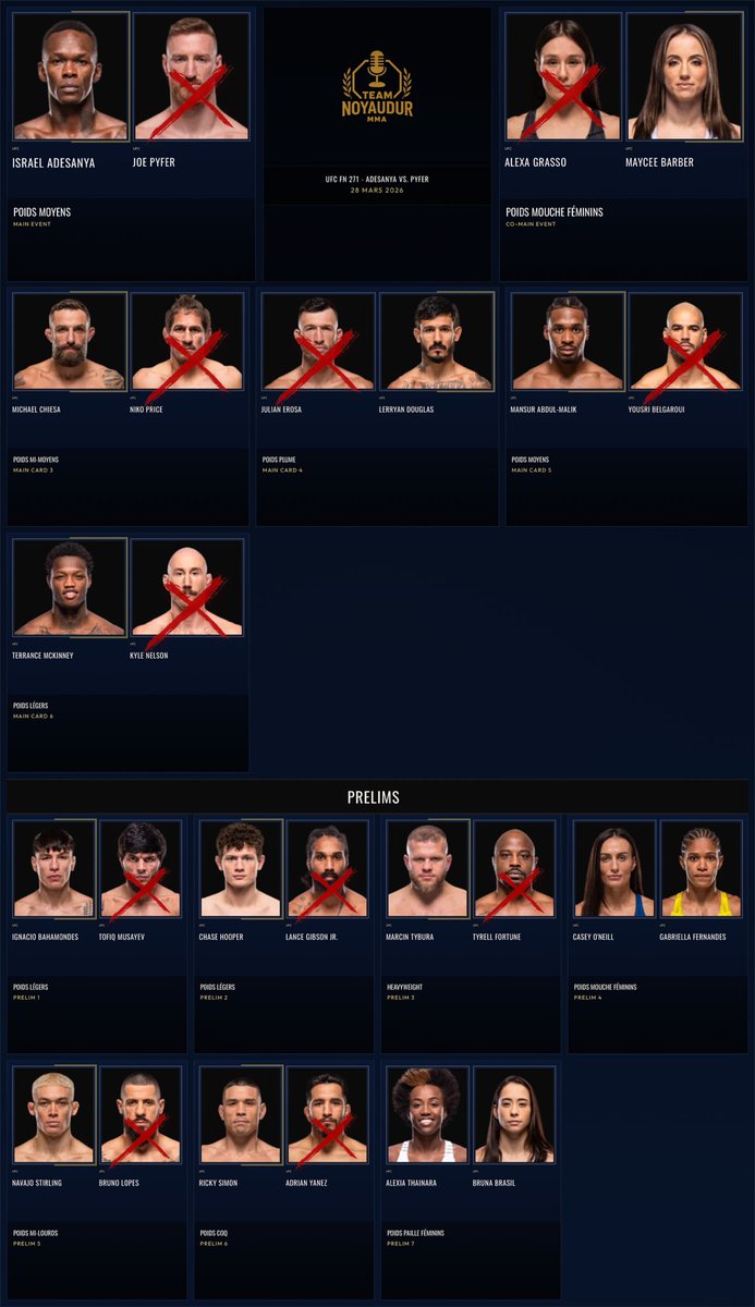 BONSOOOOOIR A TOUS ! Prêt pour cet UFC 🔥
Mes pronos pour ce soir 💵 #RMCMMA