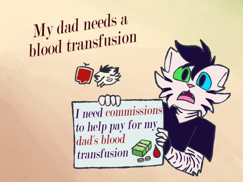 jazz51784's tweet image. Agradezco demasiado a los que han donado, y quiero recordarles que tambien tengo comisiones abiertas, mi papá necesita sangre, y los costos del hospital y el proceso de transfusion es bastante caro
#opencommissions