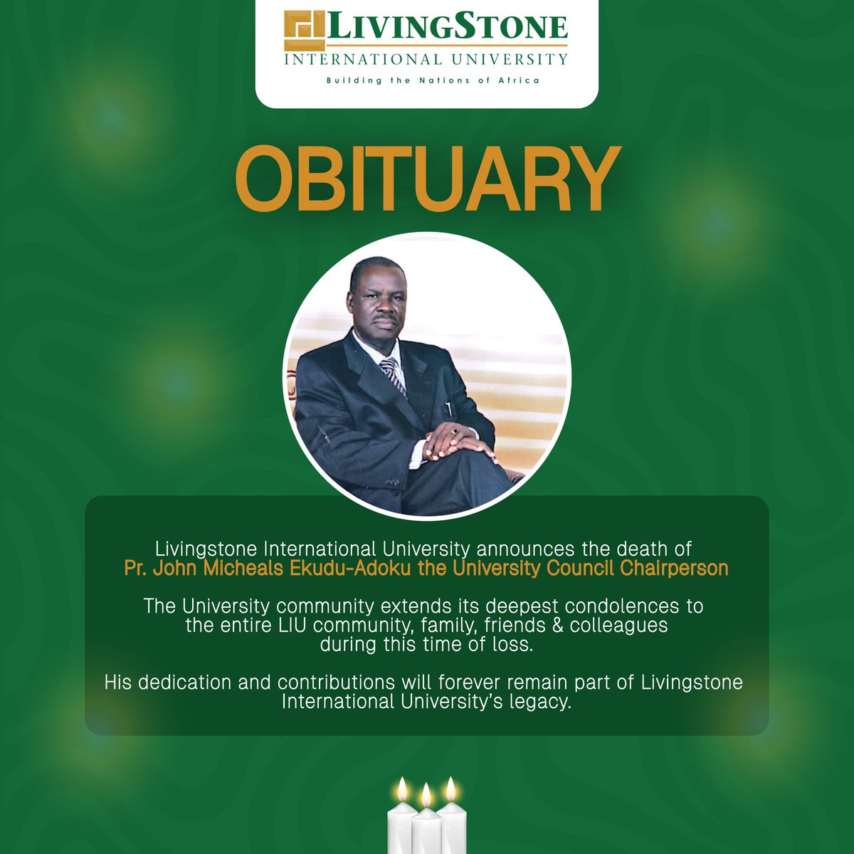 LivingStone International University tweet media