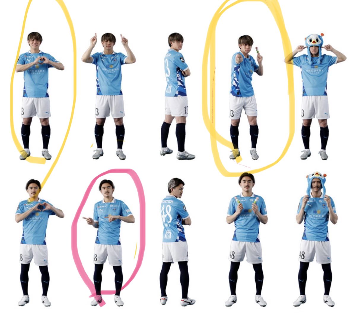 横浜FC 窪田稜選手と新保海鈴選手しか当たらないアクリルキーホルダー
13と48交換してくれる方探してます。

【譲】🟡の丸で囲んでるもの
【求】ピンクの丸で囲んでるもの以外

友人代行分です！
よろしくお願いします！

#yokohamafc
#横浜FC