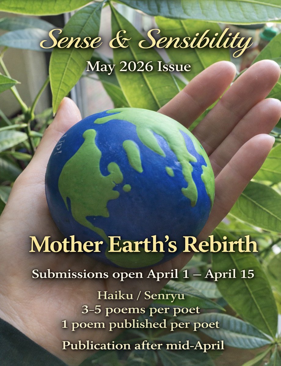 BrownstonePoets's tweet photo. https://t.co/iH4RXr0QB4
#submissioncall #haikujournal #motherearth #ecology #poetry #haiku https://t.co/YmuvT1R5Dd