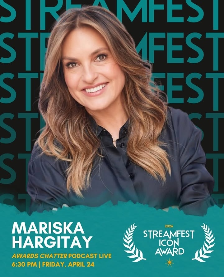 📍 Awards Chatter Live Podcast with Mariska Hargitay 

📅 Friday - APRIL 24