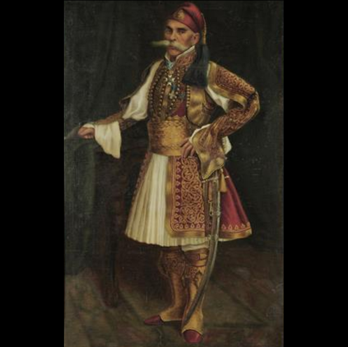 TheGreekPatriot's tweet photo. Ιωάννης Κώστας - "Γιαννηκώστας" - (1796 - 1877).

Απο το χωριό Κράψη της Ηπείρου, ήταν Έλληνας μαχητής και αγωνιστής του 1821 και μετά, Συνταγματάρχης της Βασιλικής Φάλαγγας.

#Kostas #Krapsi #Ioannina #Epirus #Phalanx #Greek #Orthodox #Revolution #Greece #Hellas #Hellenism. https://t.co/qXIMER2gD5