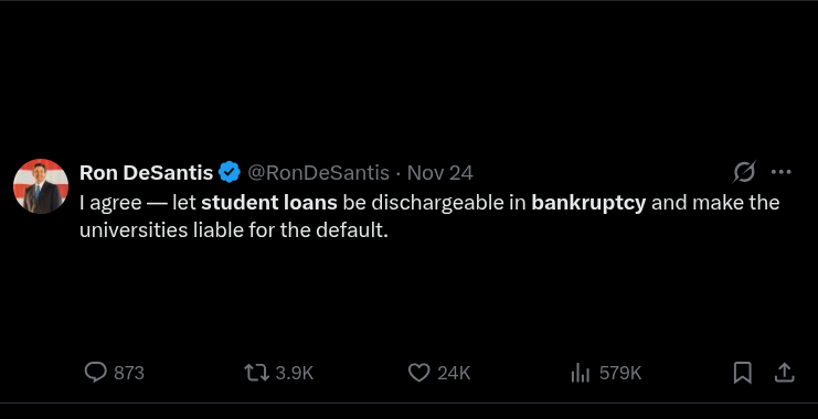 StudentLoanJus1's tweet photo. @ErikaDonalds @RepJasonSmith @usedgov our state is wrecked by unconstitutional student loan debt and the colleges getting rich from them. 

WHERE DO YOU STAND ON THIS?

@RepThomasMassie @TuckerCarlson https://t.co/U6qSMFwnMI