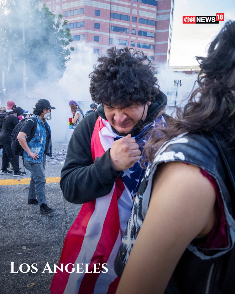 CNNnews18's tweet photo. No Kings protests draw crowds, with record number taking place across U.S.

#NoKings #AntiTrumpProtest #USProtests #Trump #ProtestMovement #Democracy #PeoplePower #DonaldTrump https://t.co/CWvi4EzOsf