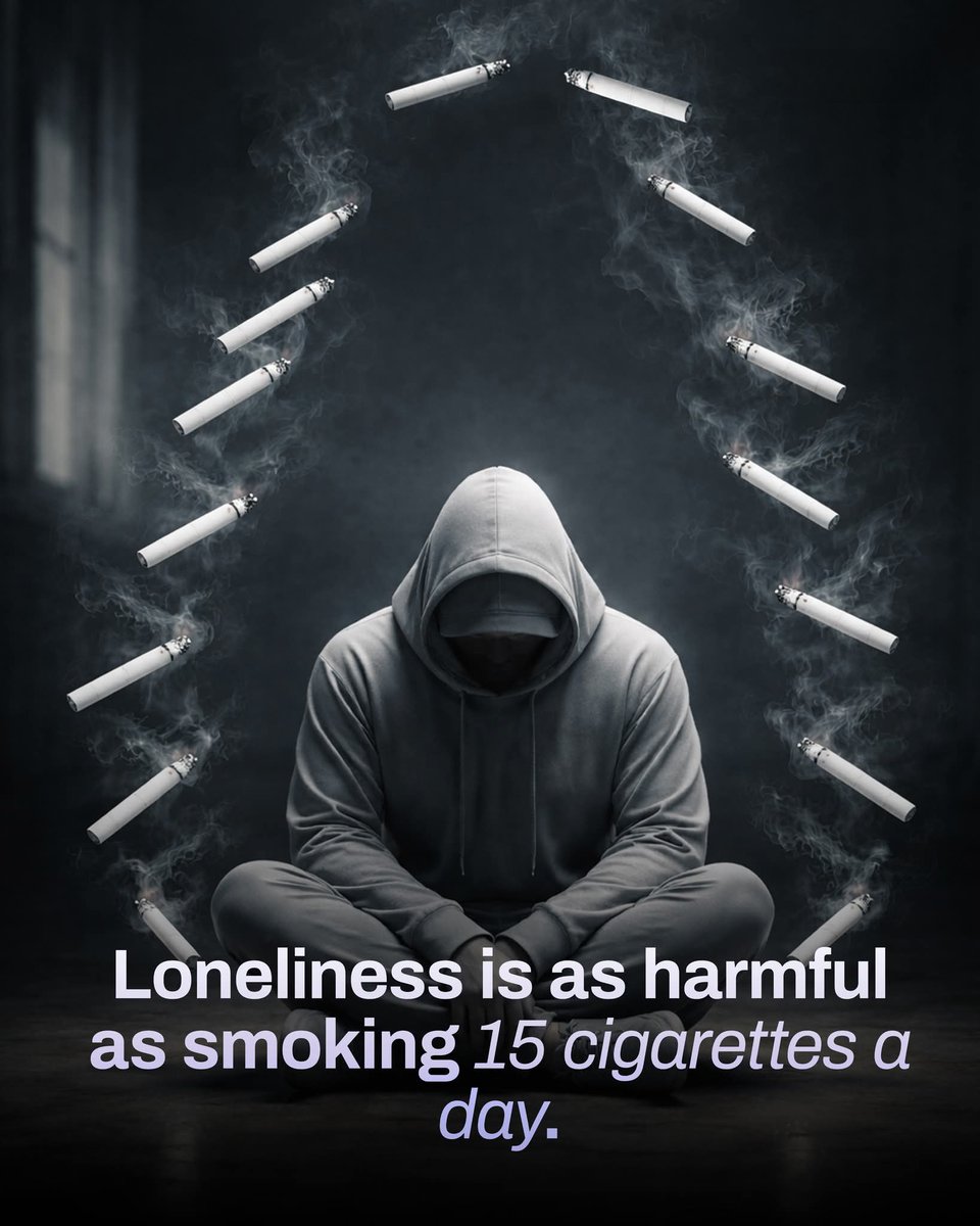loneliness is like smoking 15 cigarettes TODAY's Video on X  Did you know that