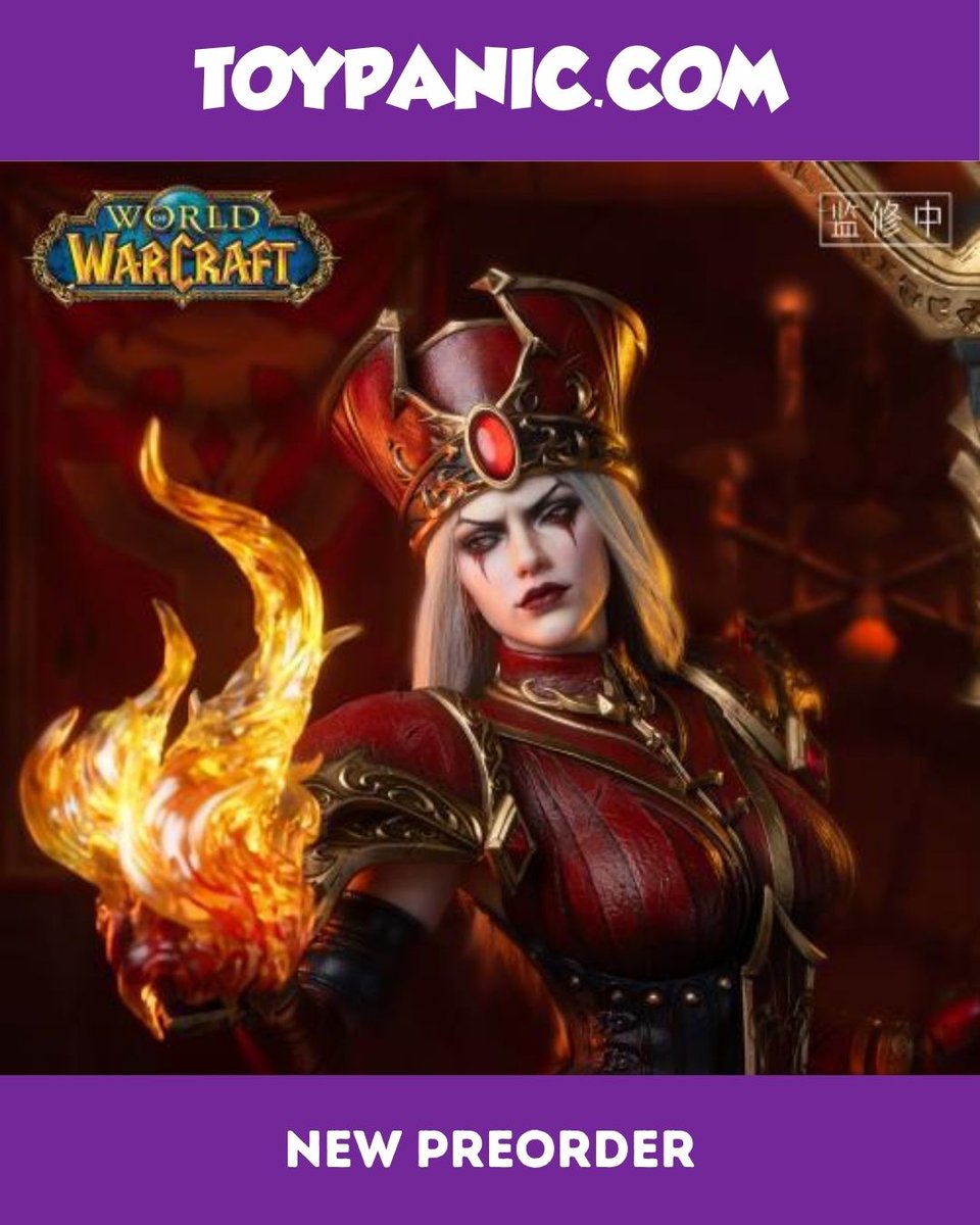 ToypanicMsia's tweet image. Faith, fire, and fury 🔥✨

Sally Whitemane rises in stunning 1/3 scale silicone form—brought to life by Infinity Studio.

#ToyPanic #SallyWhitemane #WorldOfWarcraft #InfinityStudio #Collectibles #Statue #FigureCollector #GamingLegends #EpicFigures #ToyPhotography