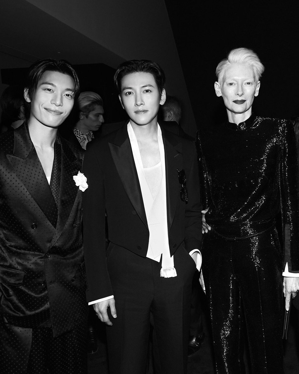 Catzu96's tweet image. Three Golden Talents in one frame ❤️🔥 
#jichangwook #wihajoon #tildaswinton