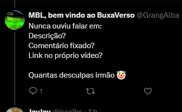 jsscjhs's tweet photo. @GrangAlba @KlausNee @WagnerThomazoni Não tem nada na descrição, não tem comentário fixado https://t.co/u9AwzU9v6X