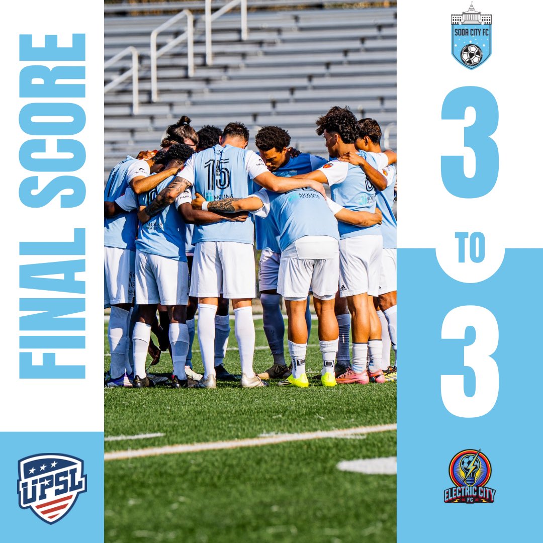 SodaCityFC's tweet photo. Final score of the Palmetto Derby 🌴 https://t.co/IJDiH3n4I1