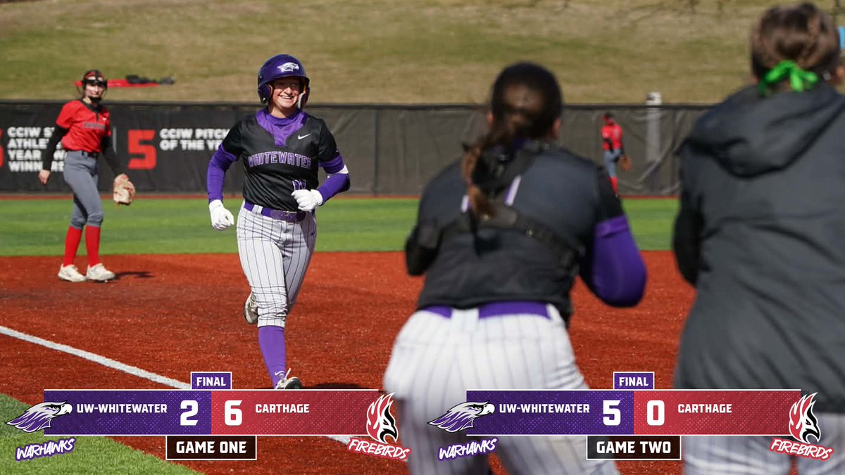 Saturday split for the Warhawks on a chilly day in Kenosha