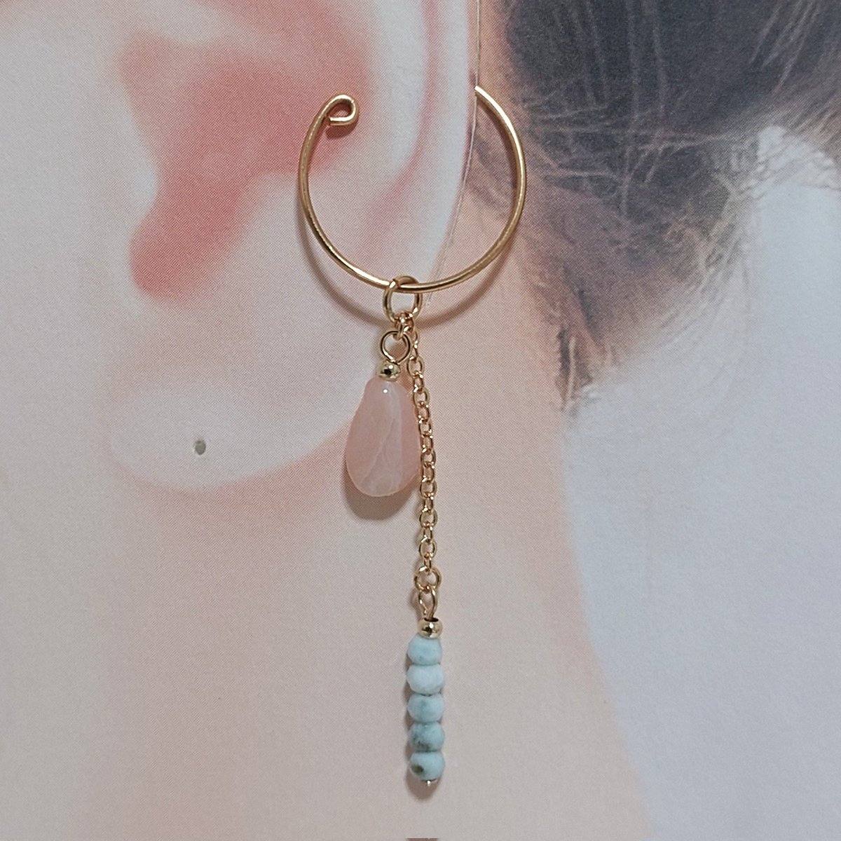 br0wnie |ワイヤー×天然石アクセサリー、一粒ピアスのお店 tweet media