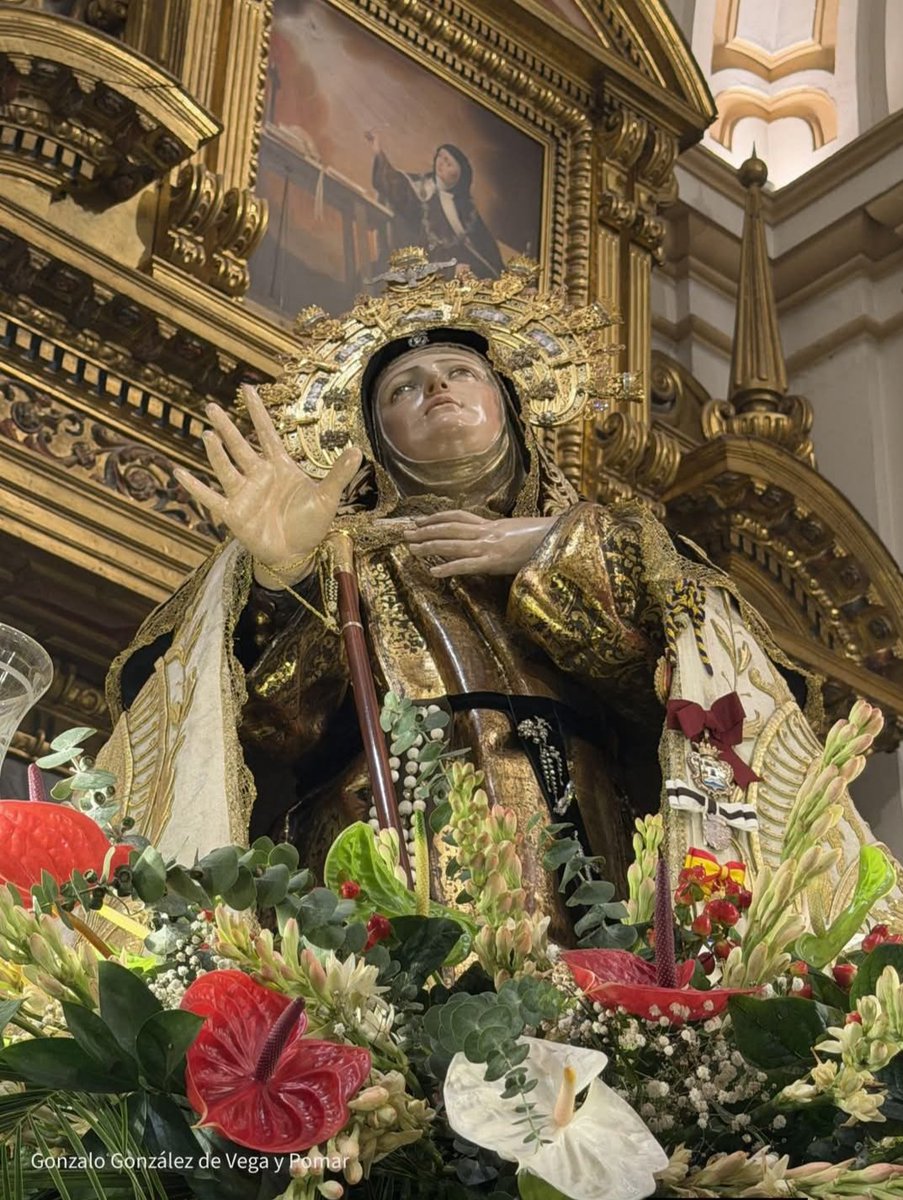 Hoy hace 511 años, llegó al mundo la estrella más flagrante de la Orden Carmelita:nuestra querida santa y patrona: #SantaTeresaDeJesús.Que su extraordinario ejemplo de fe y entrega,nos guíe siempre en el camino de la vida.¡Muchas felicidades Santa Teresa!#Ávila 📷 <a href="/gonzalogdevega/">Gonzalo Glez Vega Pomar</a>