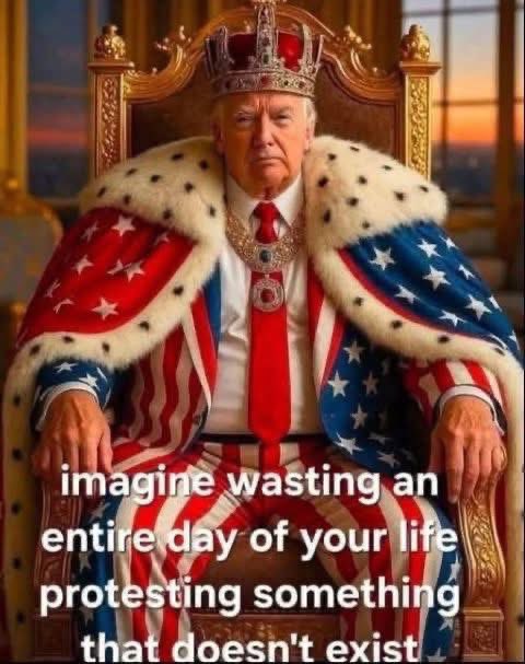 No Kings is the very definition of a straw man argument. 

#NoKings