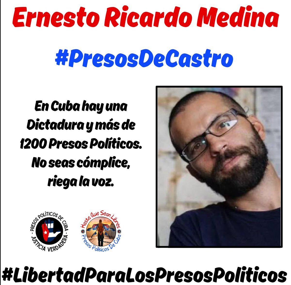 <a href="/DavidSiloetano/">davidholamigente</a> <a href="/perico__02/">Perico07</a> <a href="/DavidSiloetano/">davidholamigente</a> <a href="/_annabensi/">Anna Bensi</a> <a href="/PresosCuba/">Presos Políticos De Cuba</a> #FreeEl4tico #HastaQueSeanLibres #Todos