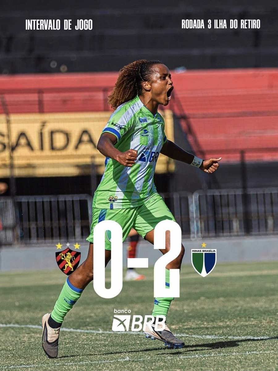 As Minas foram para o intervalo vencendo o Sport por 2 a 0. A atacante Rayla @rayla_santana10 marcou os dois gols da primeira etapa. 🇸🇱

📸 <a href="/cesar/">Maurice Zandbergen</a>.silva.fotos