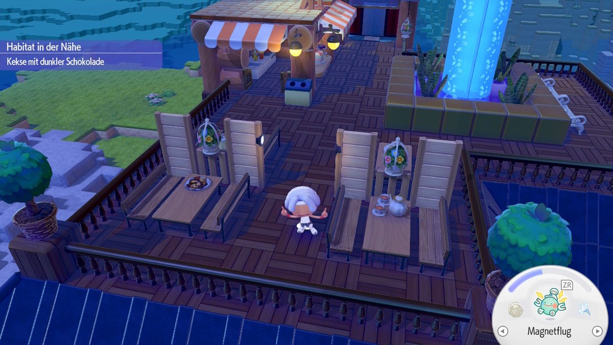 Davekoova's tweet photo. First bigger Project in Pokémon Pokopia :)
Tropical Garden with a small Café on the Rooftop.
Im addicted https://t.co/H21A6HndEQ