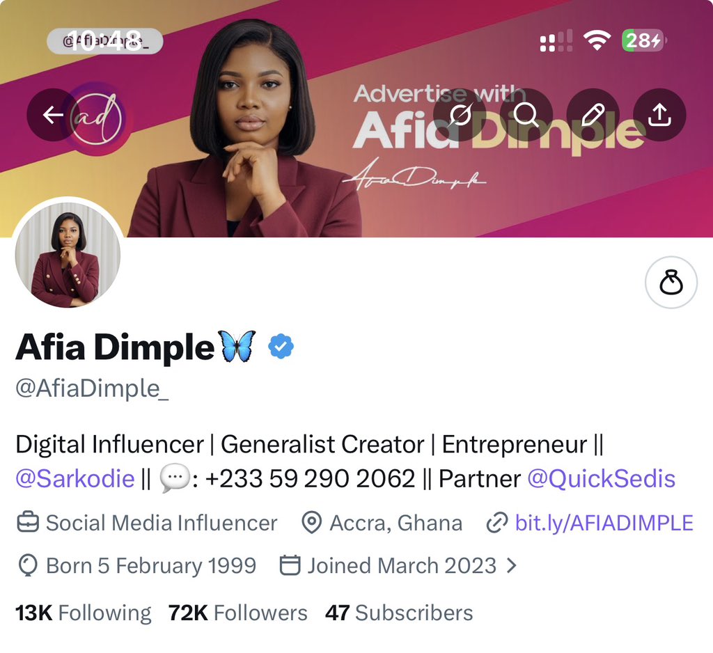 Afia Dimple🦋 tweet media