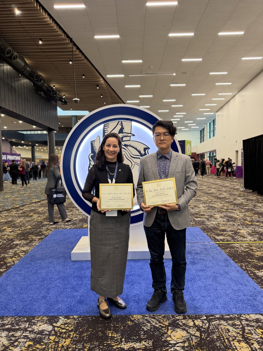 tsui_luca's tweet photo. #ACC26 Honored to be among this year’s William A. Zoghbi Global Research Initiative Award winners! @ACCinTouch @WilliamZoghbi Thank you very much! (They got my credentials printed wrong though... https://t.co/nwqijvQnjc
