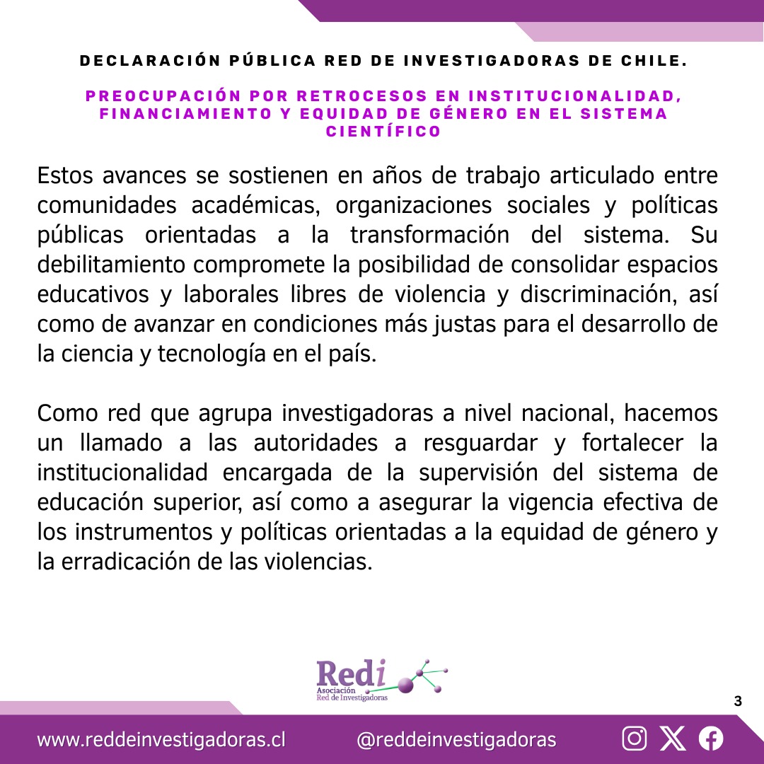Asociación Red de Investigadoras tweet media