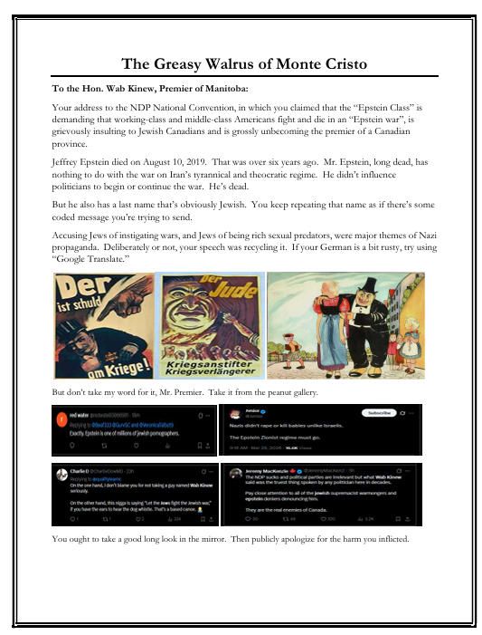 The Greasy Walrus of Monte Cristo tweet media