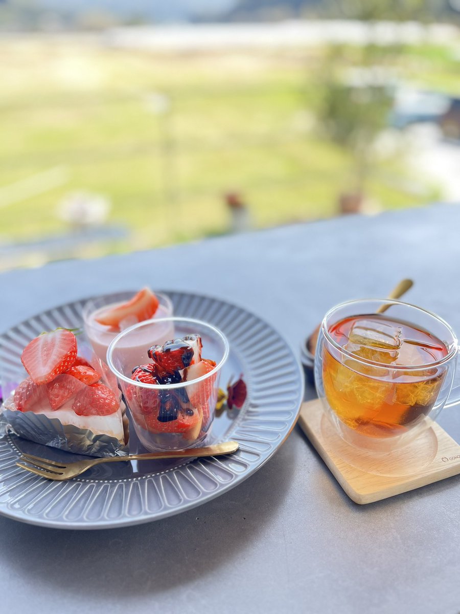 orange1225me's tweet photo. 昨日は朝から晩まで桜巡りでした🌸

西都原はまだまだだったけど
気になってたいちごスイーツ食べて
湧水のライトアップも見れて大満足ჱ̒˶ｰ̀֊ｰ́ ) https://t.co/TFOj7qNFVF