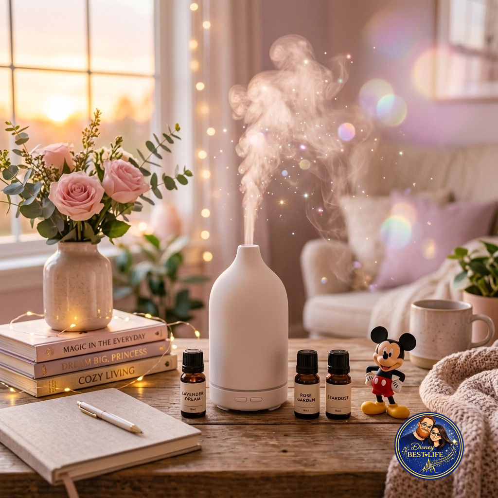 DisneyBestLife's tweet photo. 🌊 Missing that 'Rome Burning' or 'Ocean Breeze' scent? 🕯️ Bring the magic home with DIY Disney-inspired diffuser blends! Mix Eucalyptus &amp; Sea Salt for that Soarin’ feel. 🏠✨ What’s one smell that always reminds you of Disney? #DisneyAtHome #LifestyleHacks #DisneyMagic https://t.co/mqfJ0RRUGj