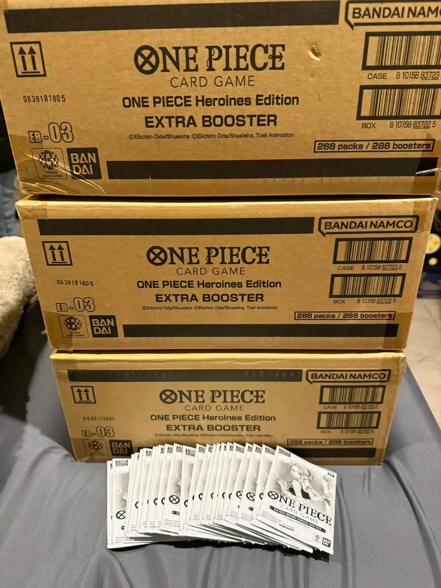 mhtradingcard's tweet image. Hi eb03 $150 per box and $1800 per case #onepiece #eb03